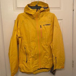 Adidas Women's Terrex FASTR Gore-Tex Rain Jacket Size Medium GH1565